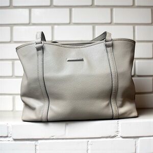 Dana Buchman Gray Shoulder Bag Faux Leather Tote bag​​​